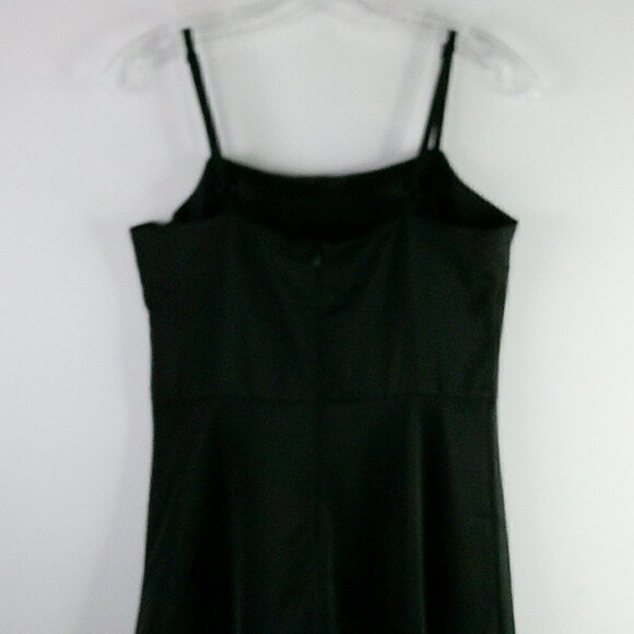Studio 19 - Black Spaghetti Strapped A-Line Dress - Small - Picture 4 of 8